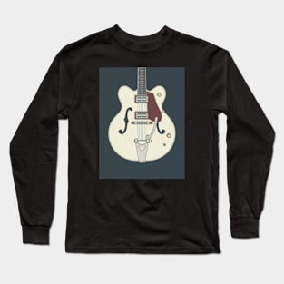 Rock Hollow Body Guitar Long Sleeve T-Shirt